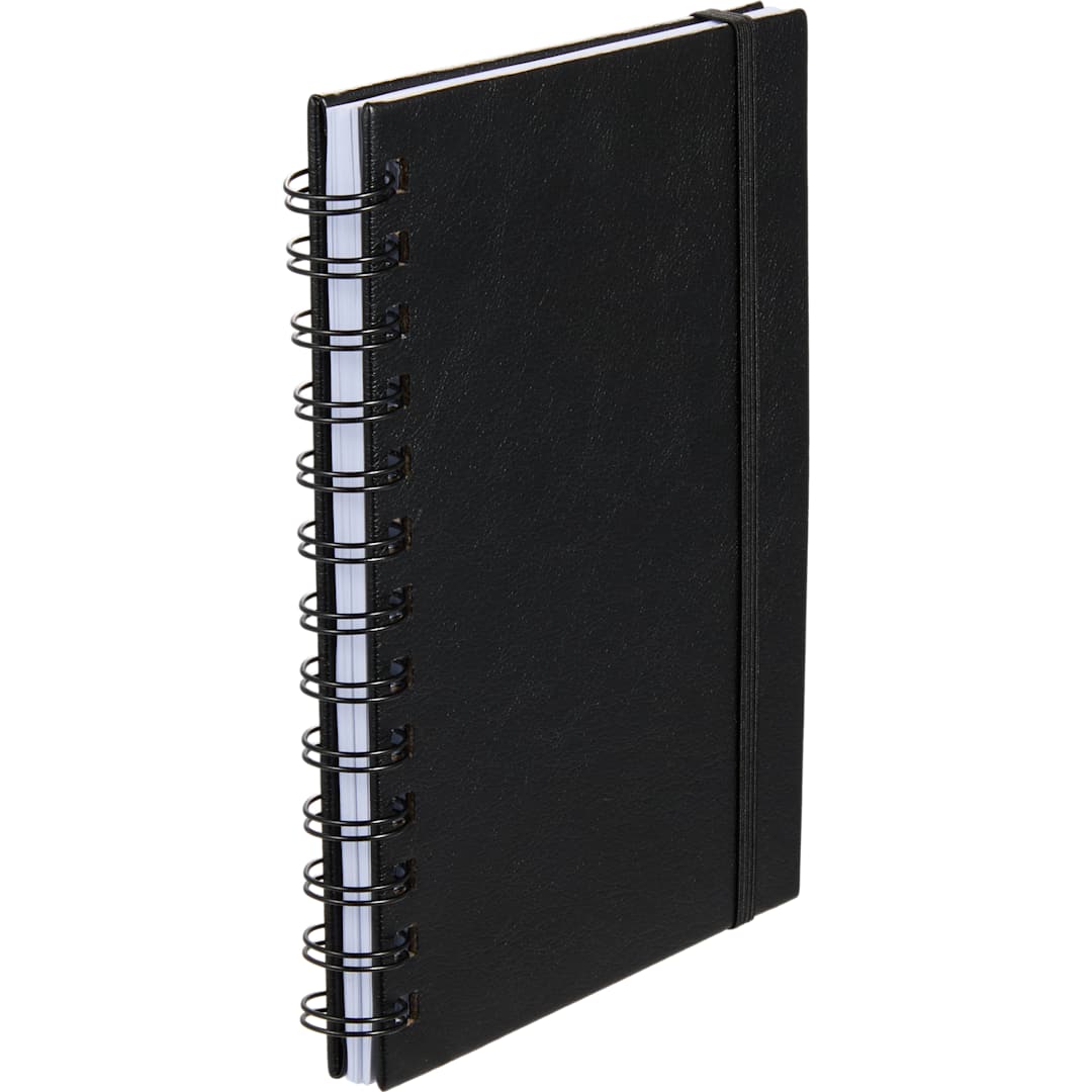 5” x 7” FSC® Recycled Morano Spiral Journal - Etchified - PCNA (Leed's/Bullet/Trimark) - 2900-58NY