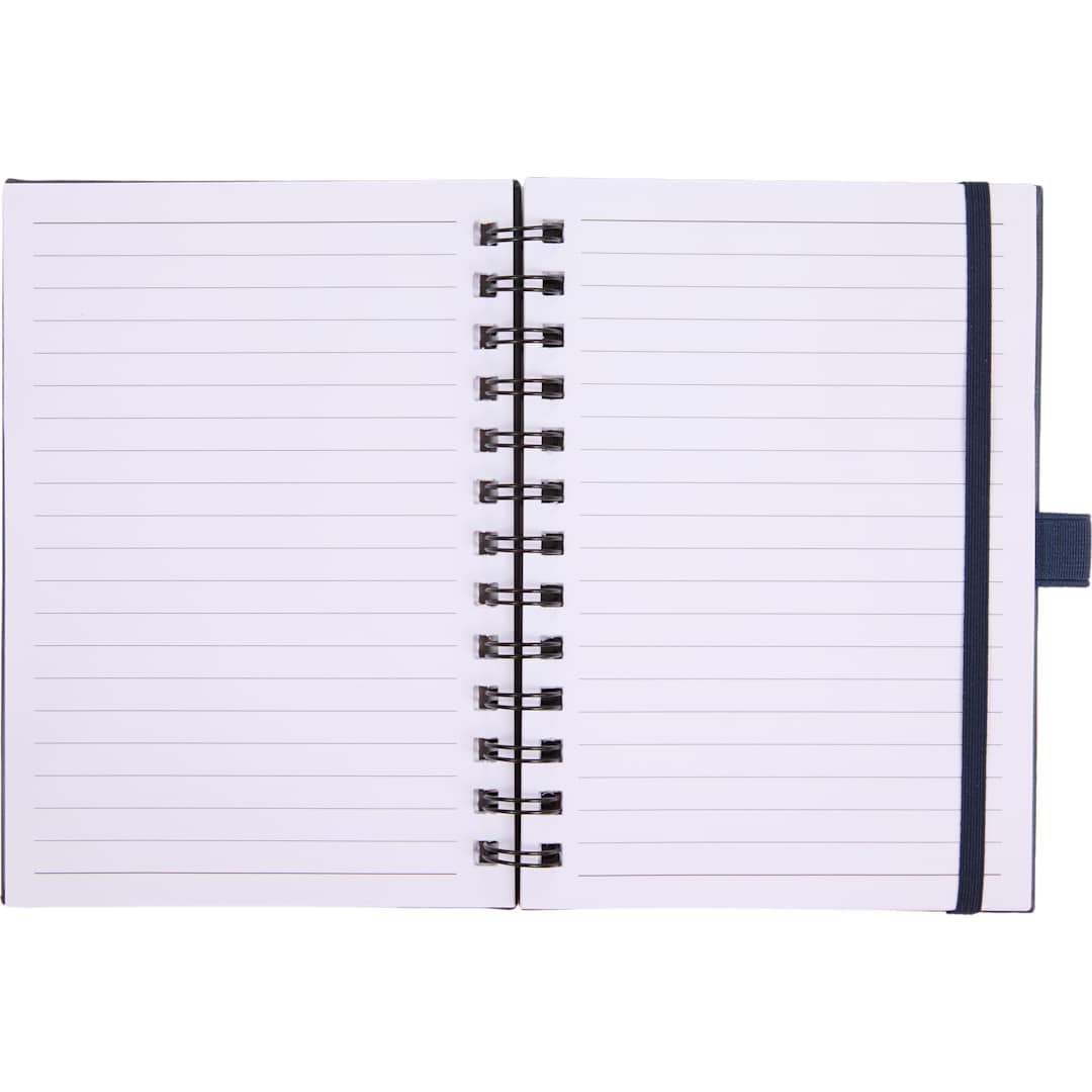5” x 7” FSC® Recycled Morano Spiral Journal - Etchified - PCNA (Leed's/Bullet/Trimark) - 2900-58NY