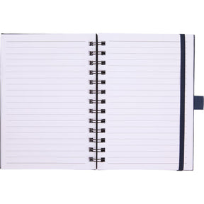 5” x 7” FSC® Recycled Morano Spiral Journal - Etchified - PCNA (Leed's/Bullet/Trimark) - 2900-58NY