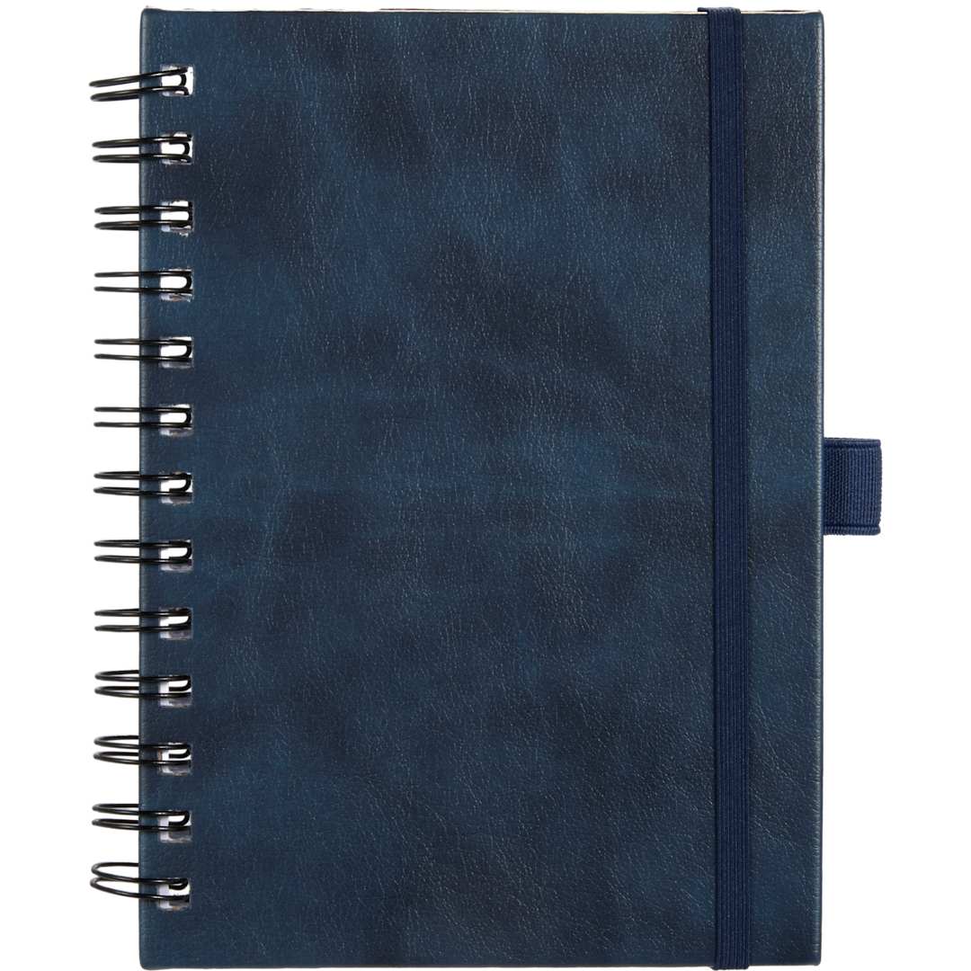 5” x 7” FSC® Recycled Morano Spiral Journal - Etchified - PCNA (Leed's/Bullet/Trimark) - 2900-58NY