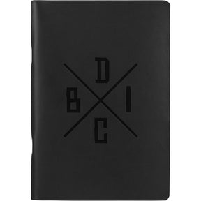 5.5” x 8” FSC ® Recycled Mano Slim Meeting Journal - Etchified - Etchified - 2900-61BK