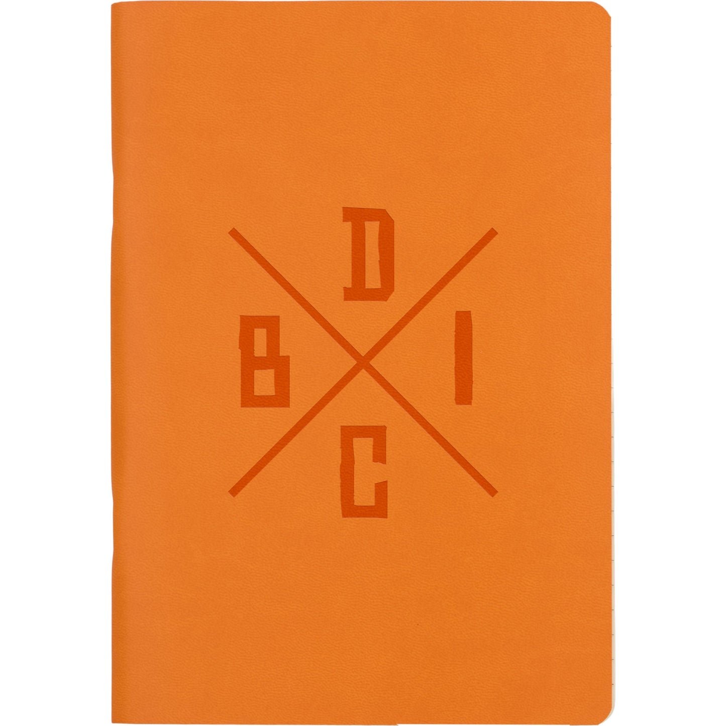 5.5” x 8” FSC ® Recycled Mano Slim Meeting Journal - Etchified - Etchified - 2900-61NY