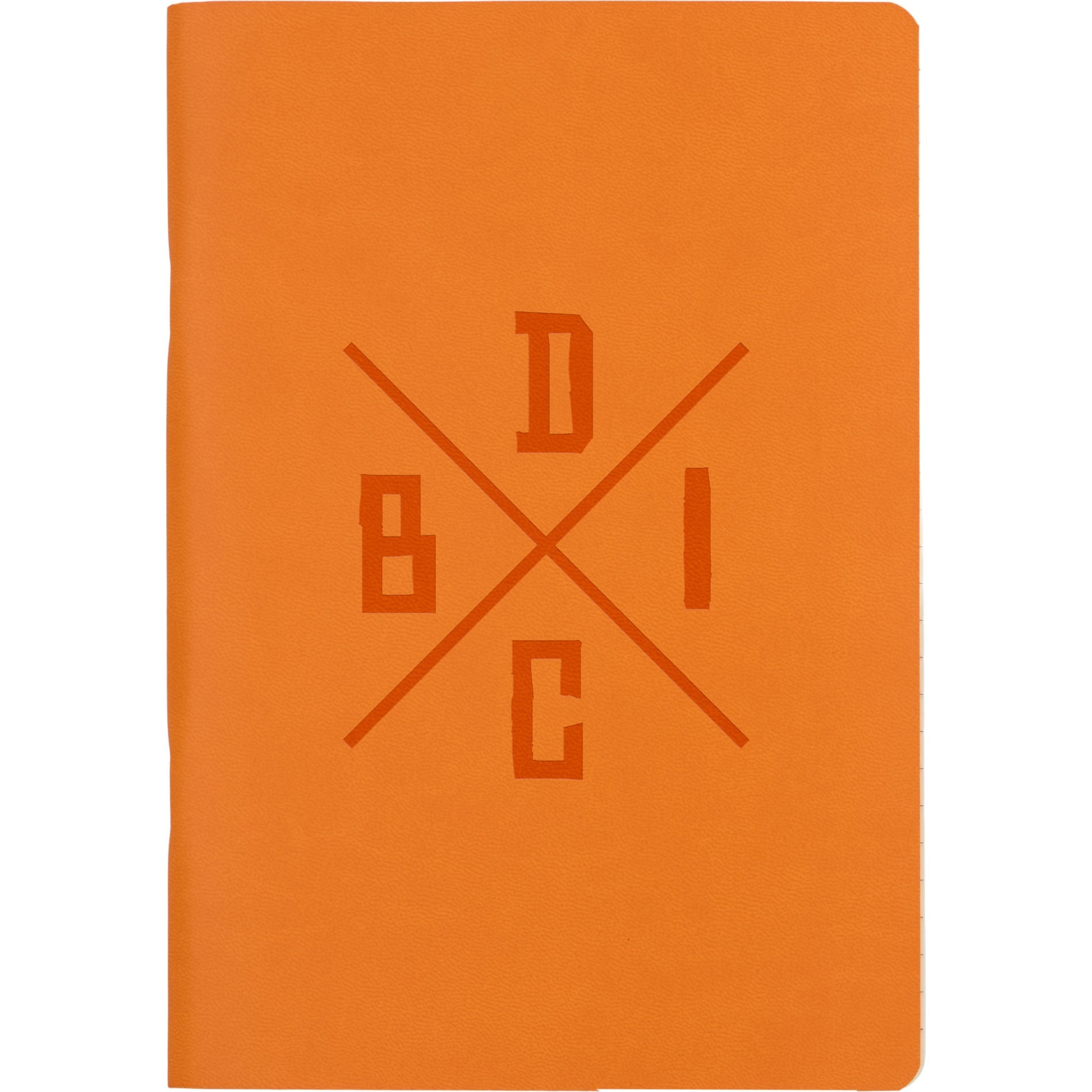 5.5” x 8” FSC ® Recycled Mano Slim Meeting Journal - Etchified - Etchified - 2900-61NY