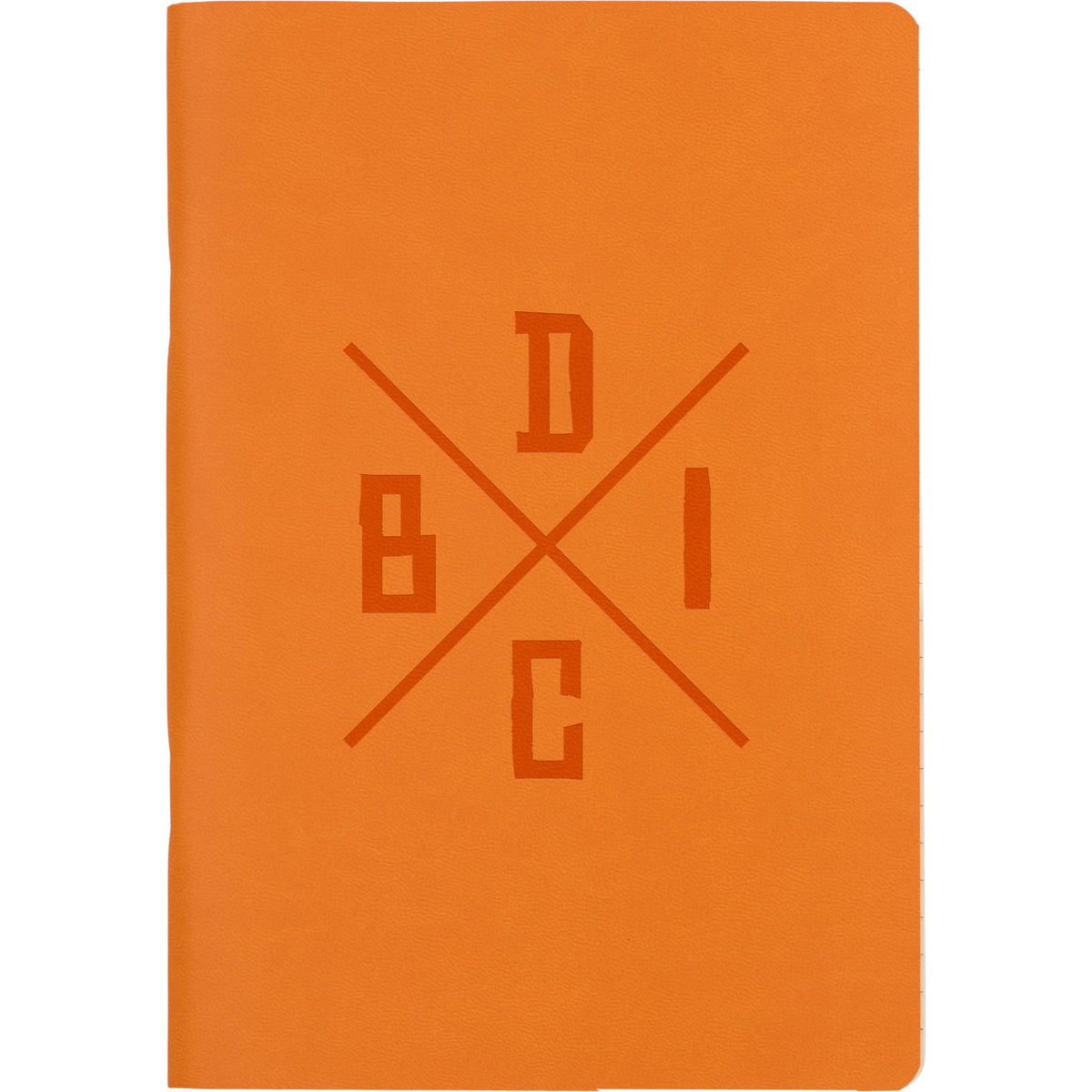 5.5” x 8” FSC ® Recycled Mano Slim Meeting Journal - Etchified - Etchified - 2900-61NY