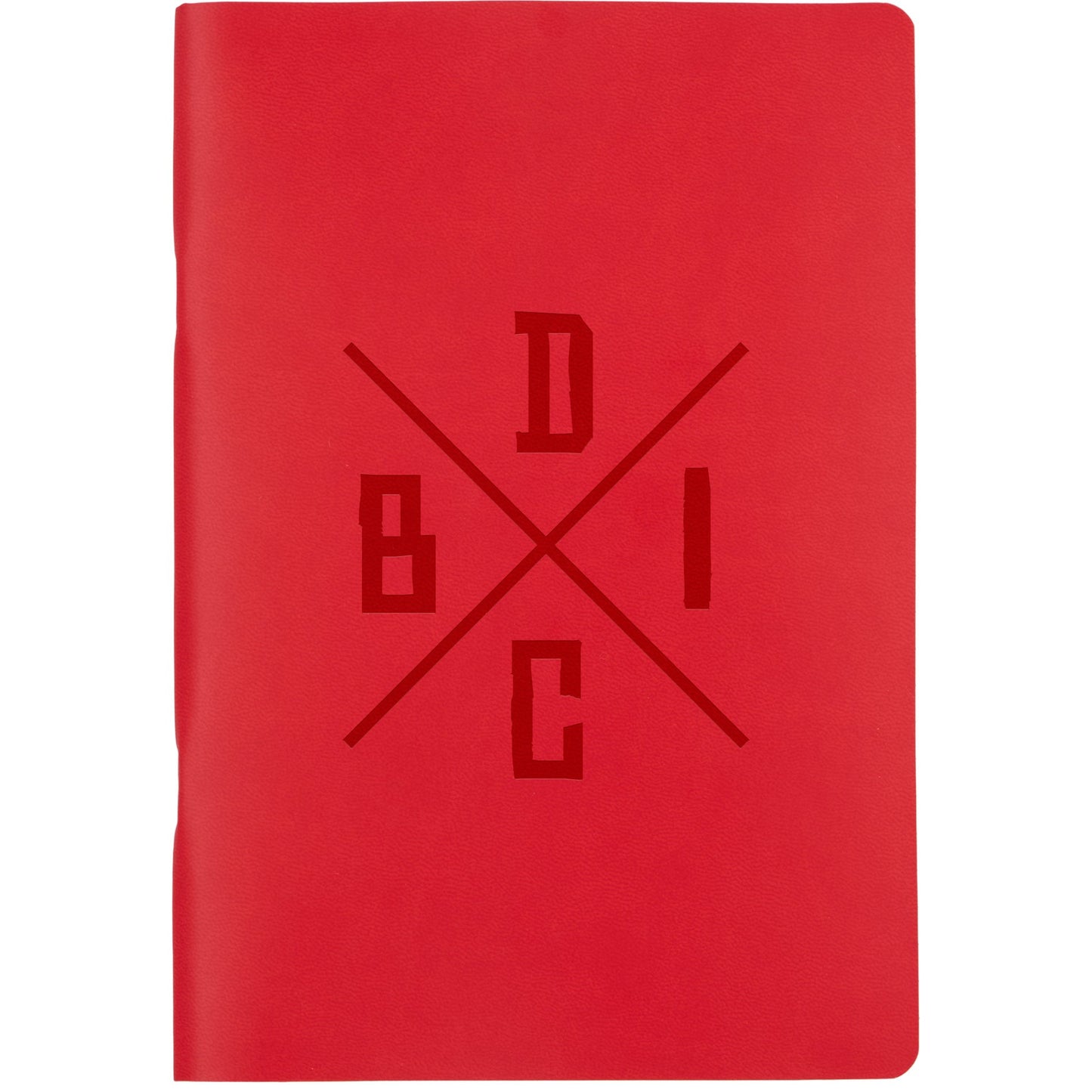 5.5” x 8” FSC ® Recycled Mano Slim Meeting Journal - Etchified - Etchified - 2900-61RD