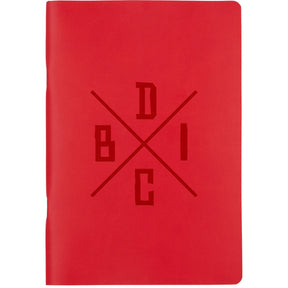 5.5” x 8” FSC ® Recycled Mano Slim Meeting Journal - Etchified - Etchified - 2900-61RD