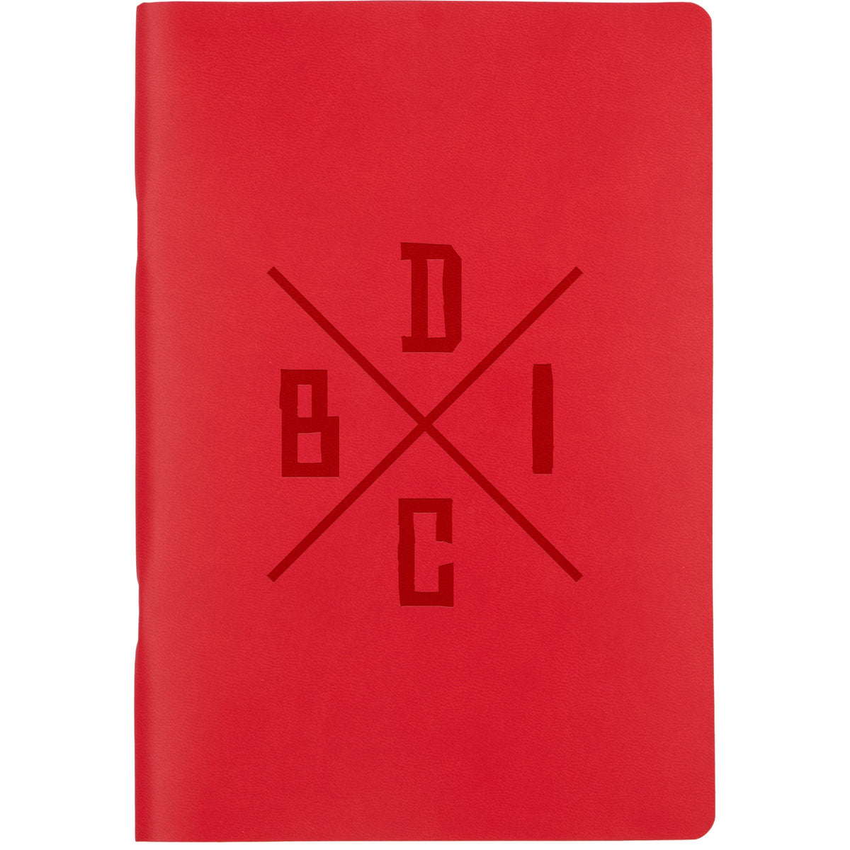 5.5” x 8” FSC ® Recycled Mano Slim Meeting Journal - Etchified - Etchified - 2900-61RD