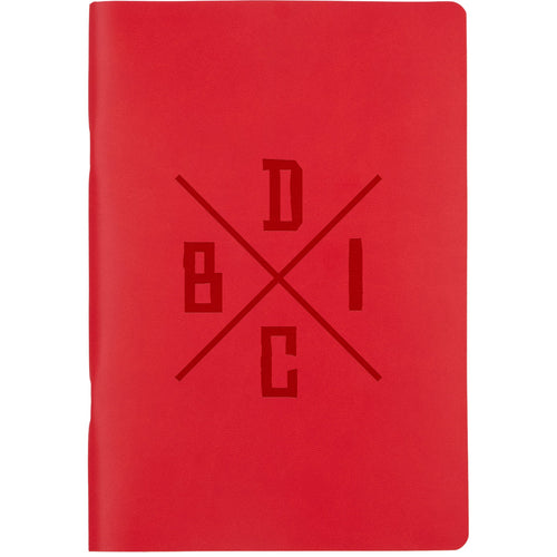 5.5” x 8” FSC ® Recycled Mano Slim Meeting Journal - Etchified - Etchified - 2900-61RD