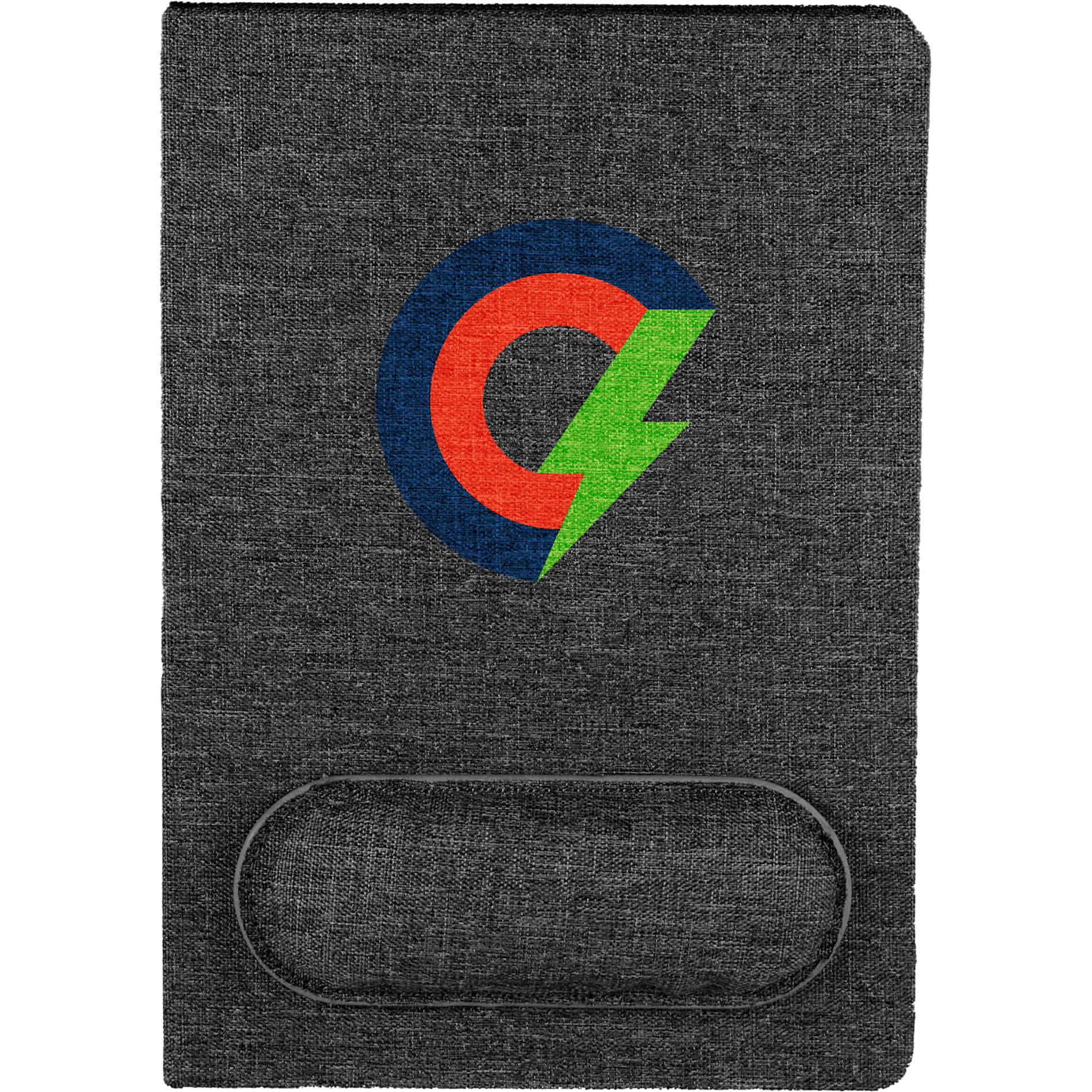 5.5" x 8.5" FSC® Recycled Mouse Pad Bound Notebook - Etchified - Etchified - SM-5320BK