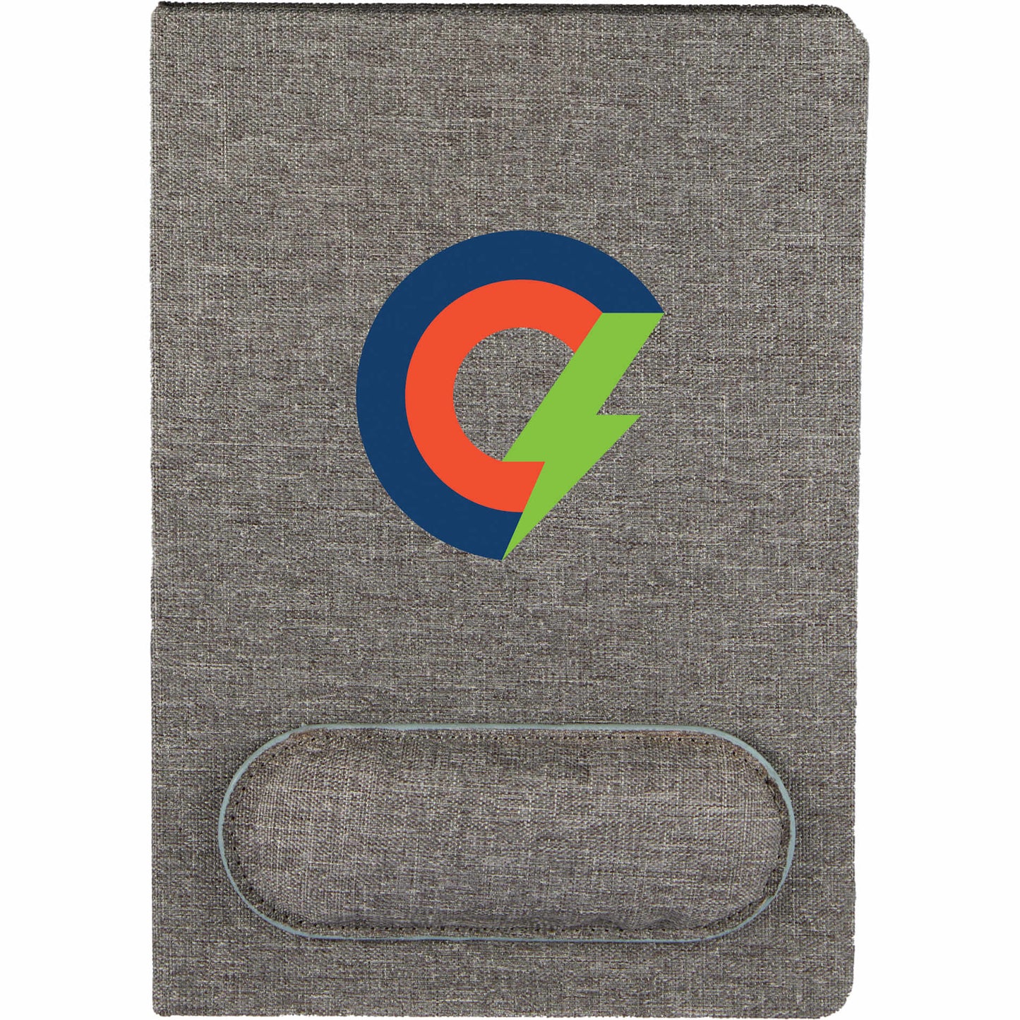 5.5" x 8.5" FSC® Recycled Mouse Pad Bound Notebook - Etchified - Etchified - SM-5320GY