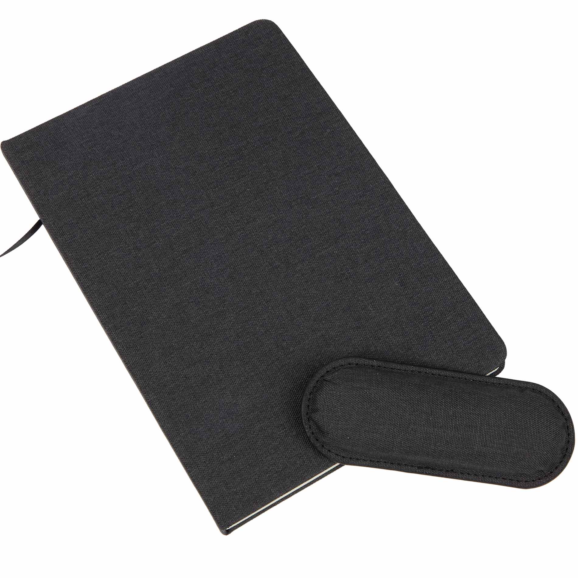 5.5" x 8.5" FSC® Recycled Mouse Pad Bound Notebook - Etchified - Etchified - SM-5320GY
