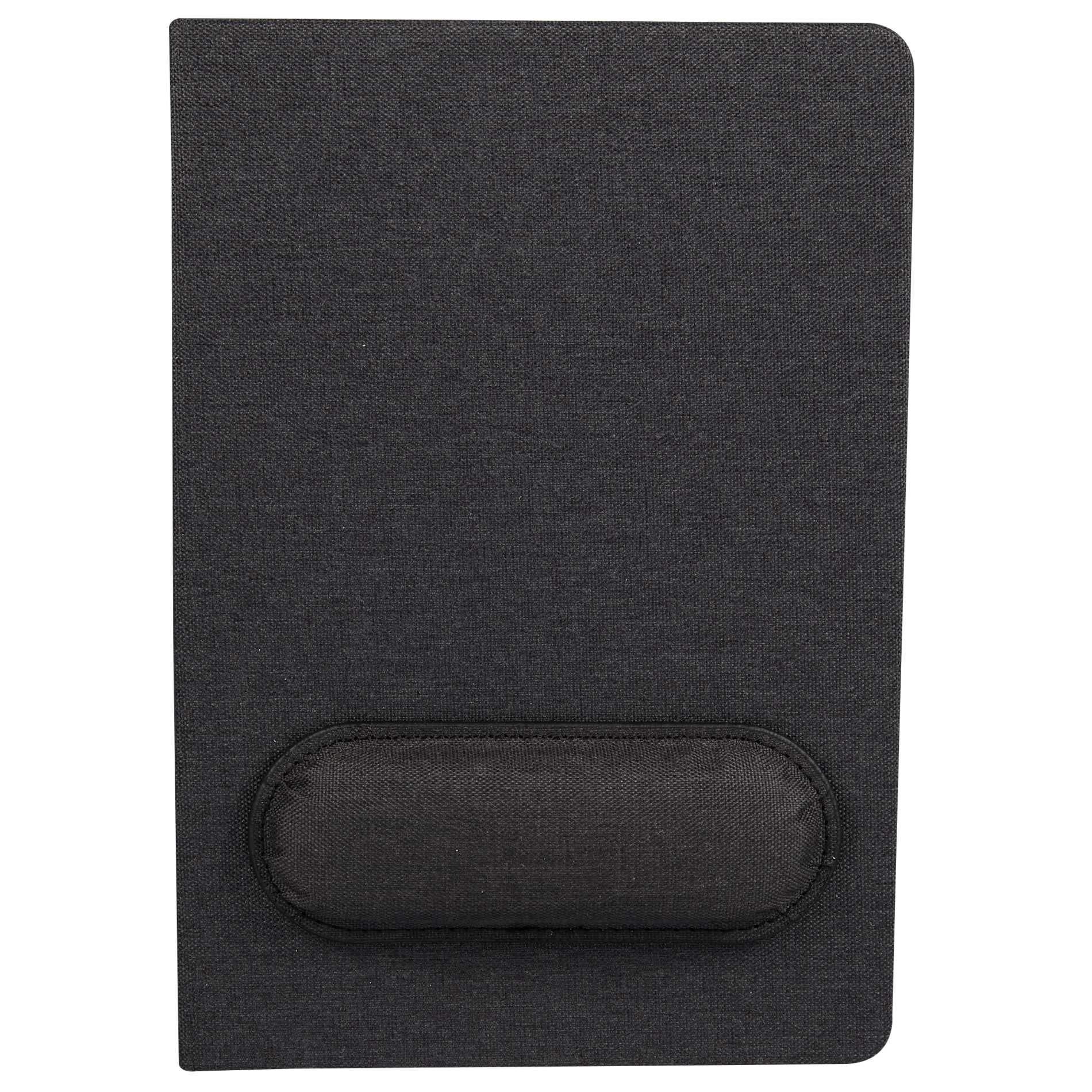 5.5" x 8.5" FSC® Recycled Mouse Pad Bound Notebook - Etchified - Etchified - SM-5320GY