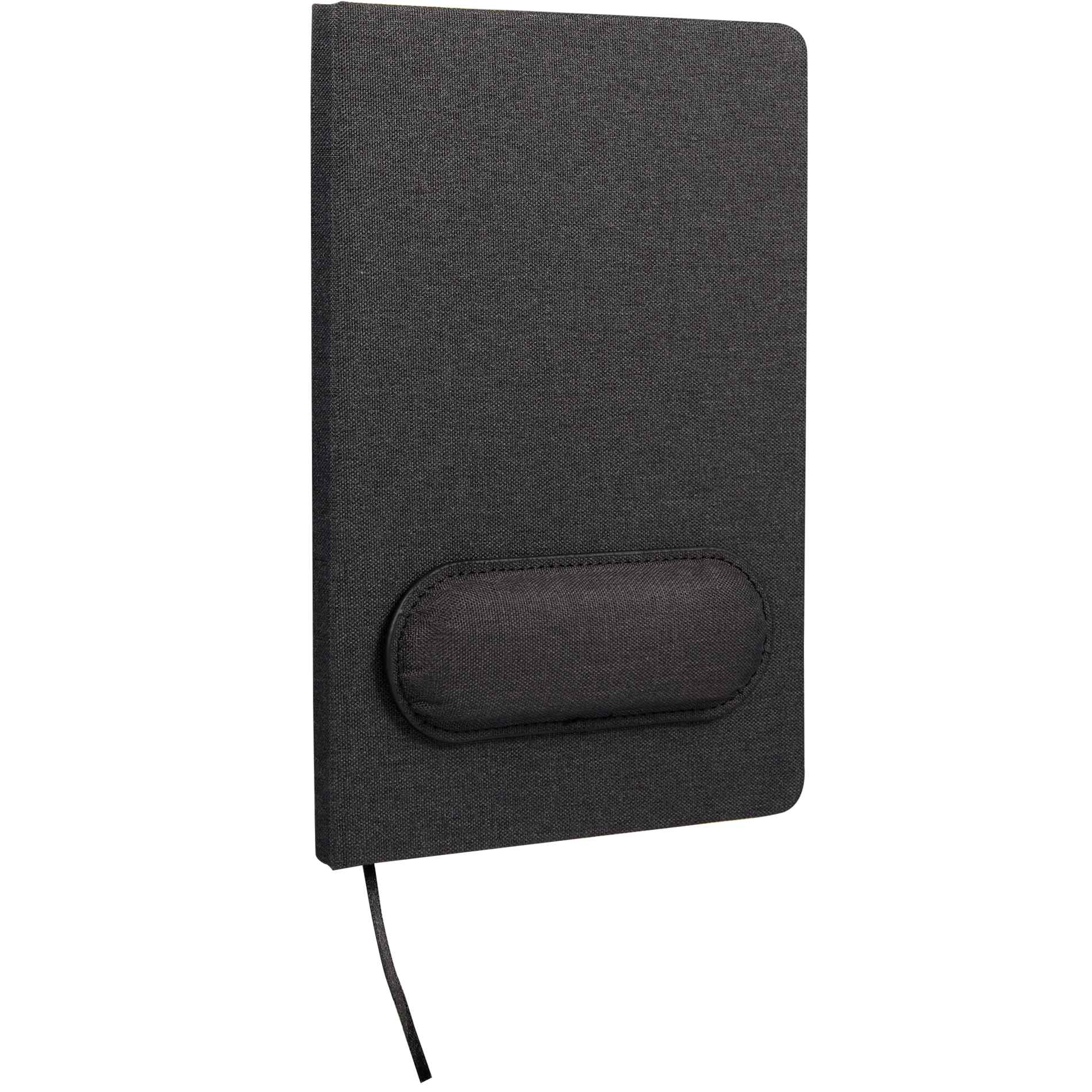 5.5" x 8.5" FSC® Recycled Mouse Pad Bound Notebook - Etchified - Etchified - SM-5320GY