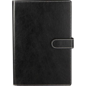 5.5" x 8.5" Recycled Refillable Journal - Etchified - PCNA (Leed's/Bullet/Trimark) - SM-5316BK