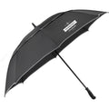 62" RPET Golf Umbrella w/ Reflective Trim - Etchified - GearOne - 5050-09BK