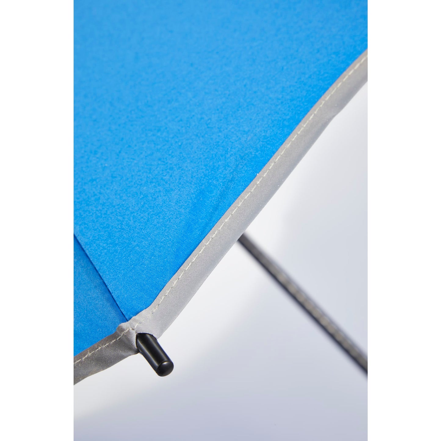 62" RPET Golf Umbrella w/ Reflective Trim - Etchified - GearOne - 5050-09BK