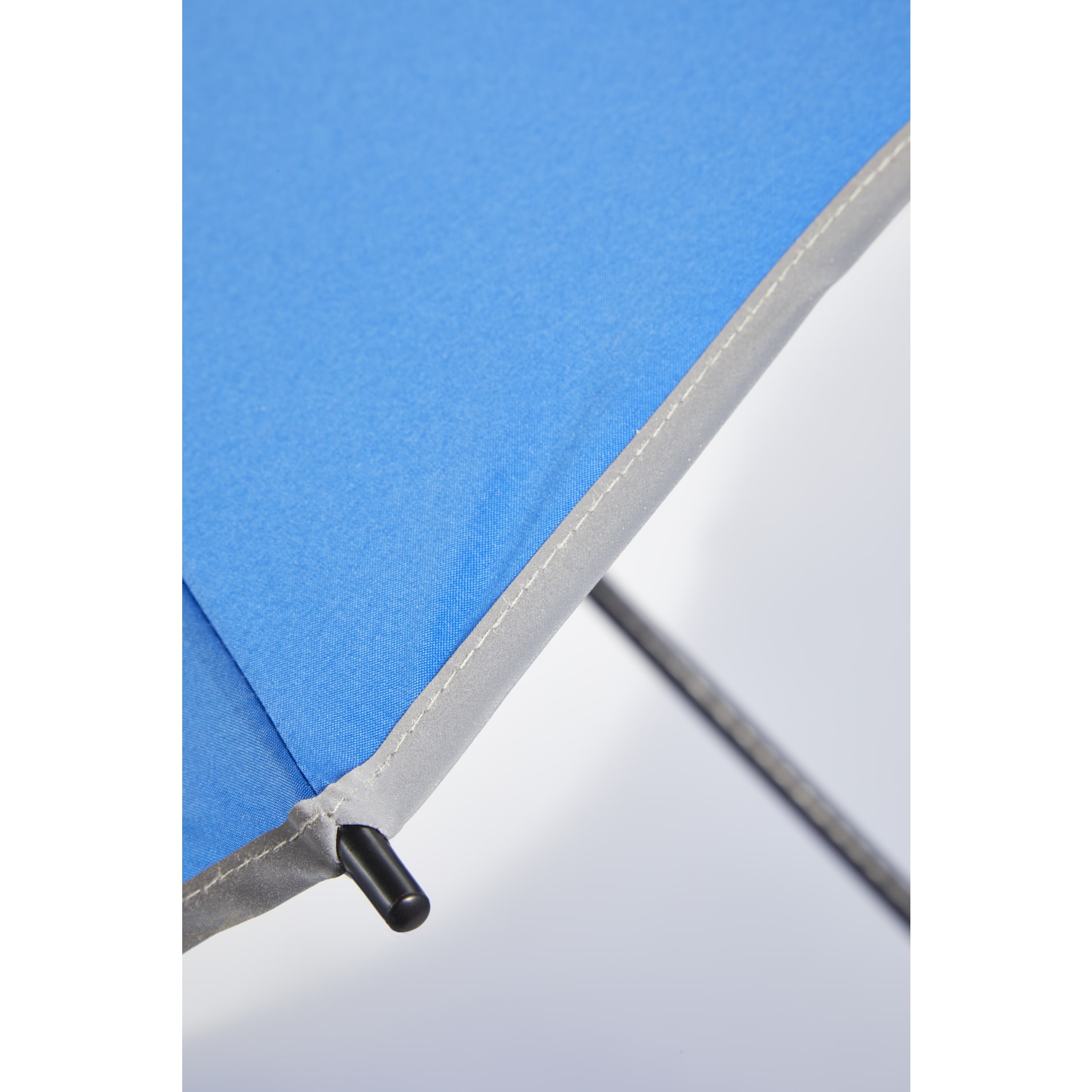 62" RPET Golf Umbrella w/ Reflective Trim - Etchified - GearOne - 5050-09BK