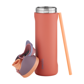 24 oz Owala FreeSip — terracotta sunset