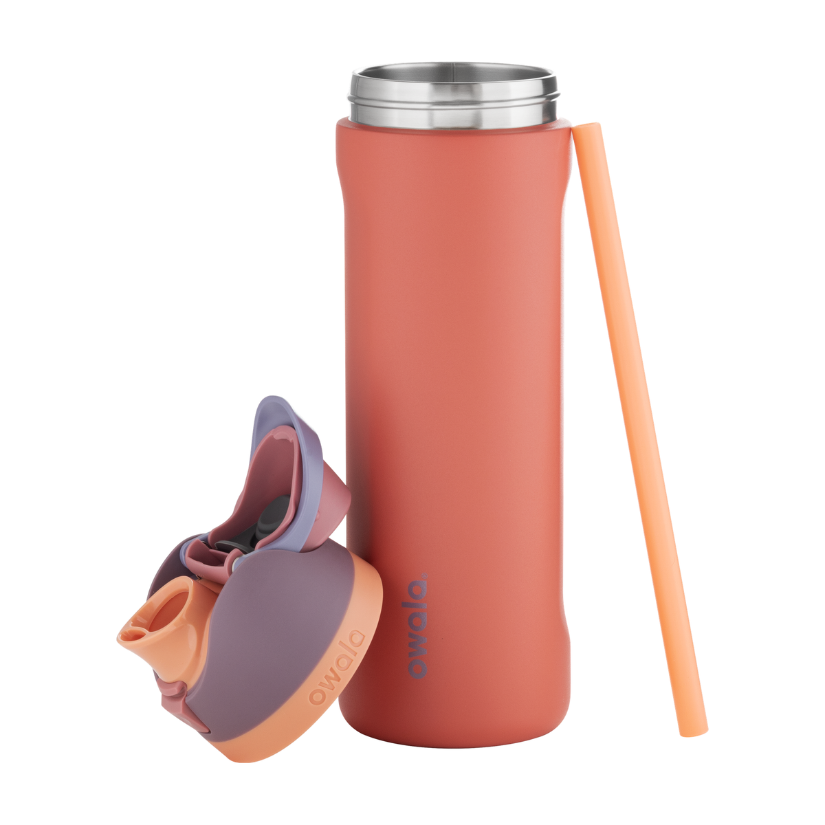 24 oz Owala FreeSip — terracotta sunset