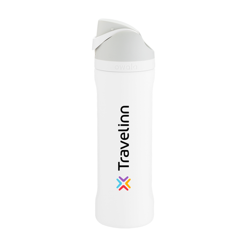 24 oz Owala FreeSip — shy marshmallow