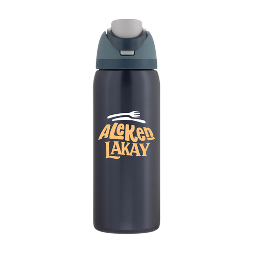 32 oz Owala FreeSip — blue steel