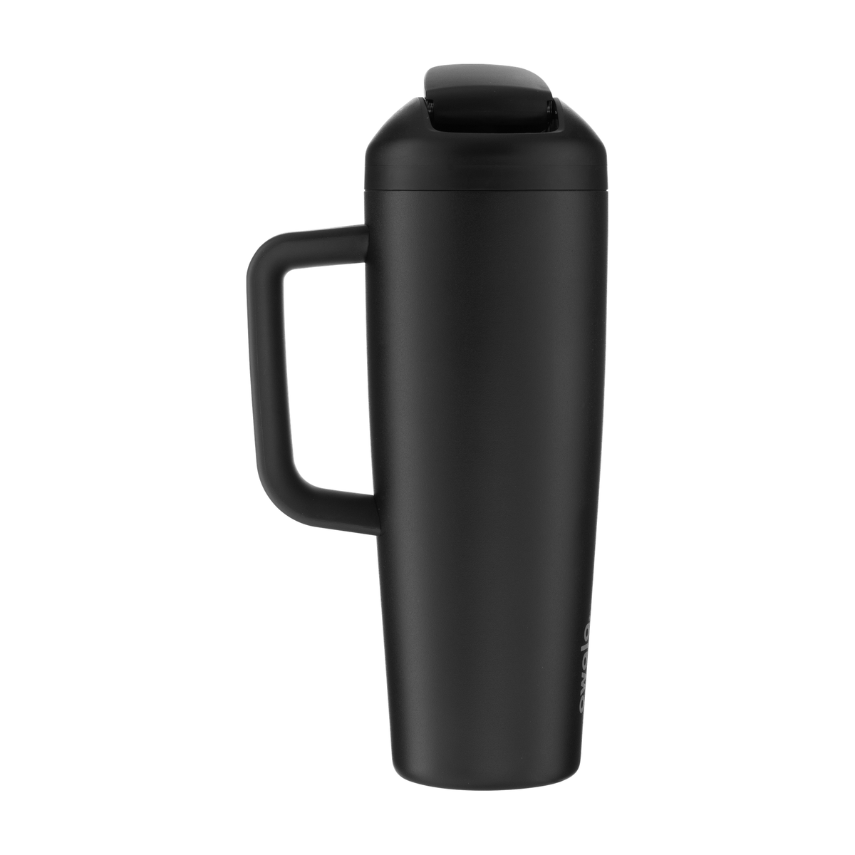very very dark 30 oz owala freesip tumbler plain
