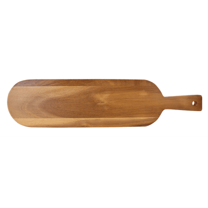 Acacia Wood/Slate Serving Board 18 1/2" x 4 1/4" - Etchified-Polar Camel-SLT078