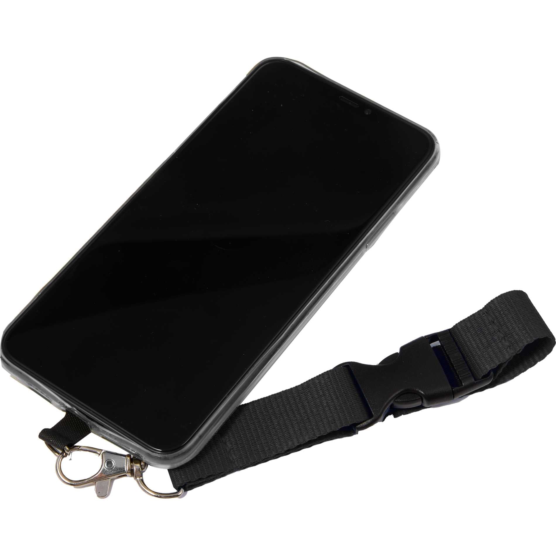 Adjustable Recycled Phone Lanyard - Etchified - Etchified - SM-2468BK