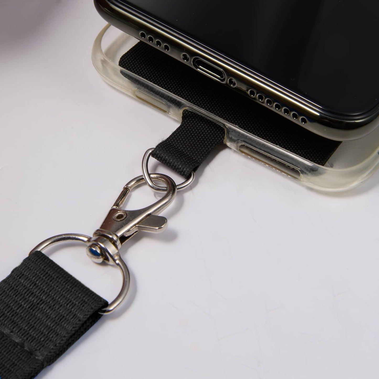 Adjustable Recycled Phone Lanyard - Etchified - Etchified - SM-2468BK