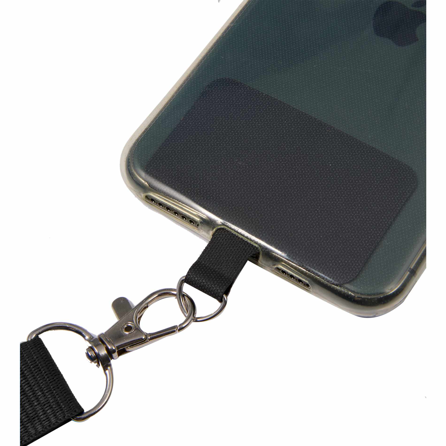 Adjustable Recycled Phone Lanyard - Etchified - Etchified - SM-2468BK
