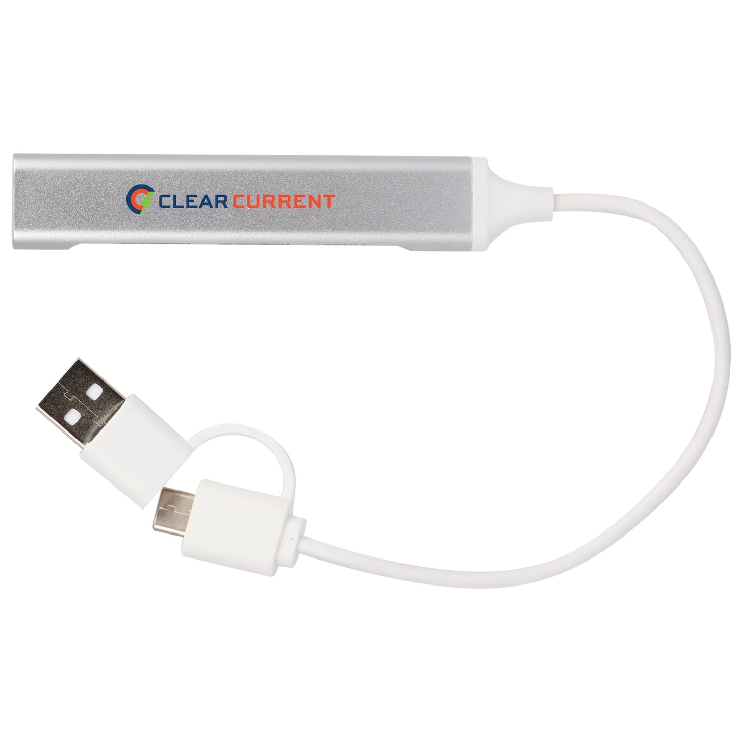 Aluminum 4 - Port USB - A and C Hub - Etchified - Etchified - 7143-76SL