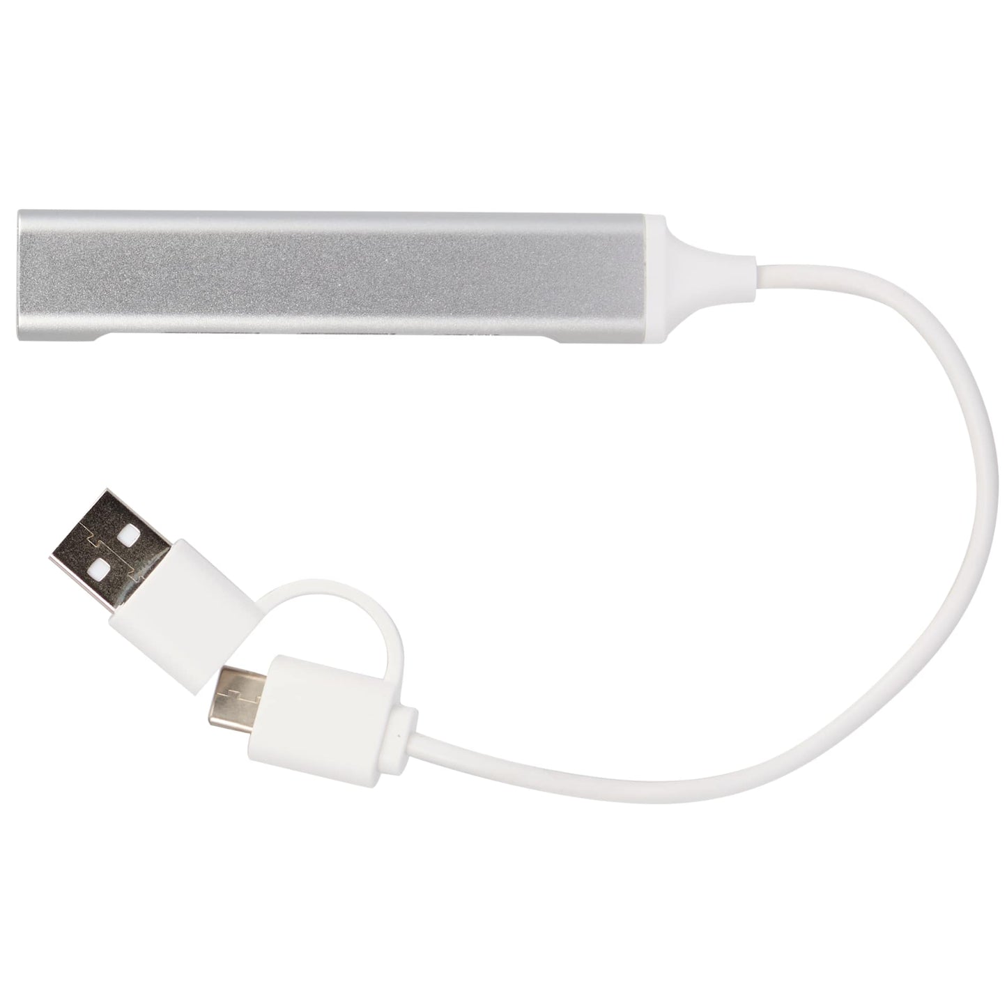 Aluminum 4 - Port USB - A and C Hub - Etchified - Etchified - 7143-76SL