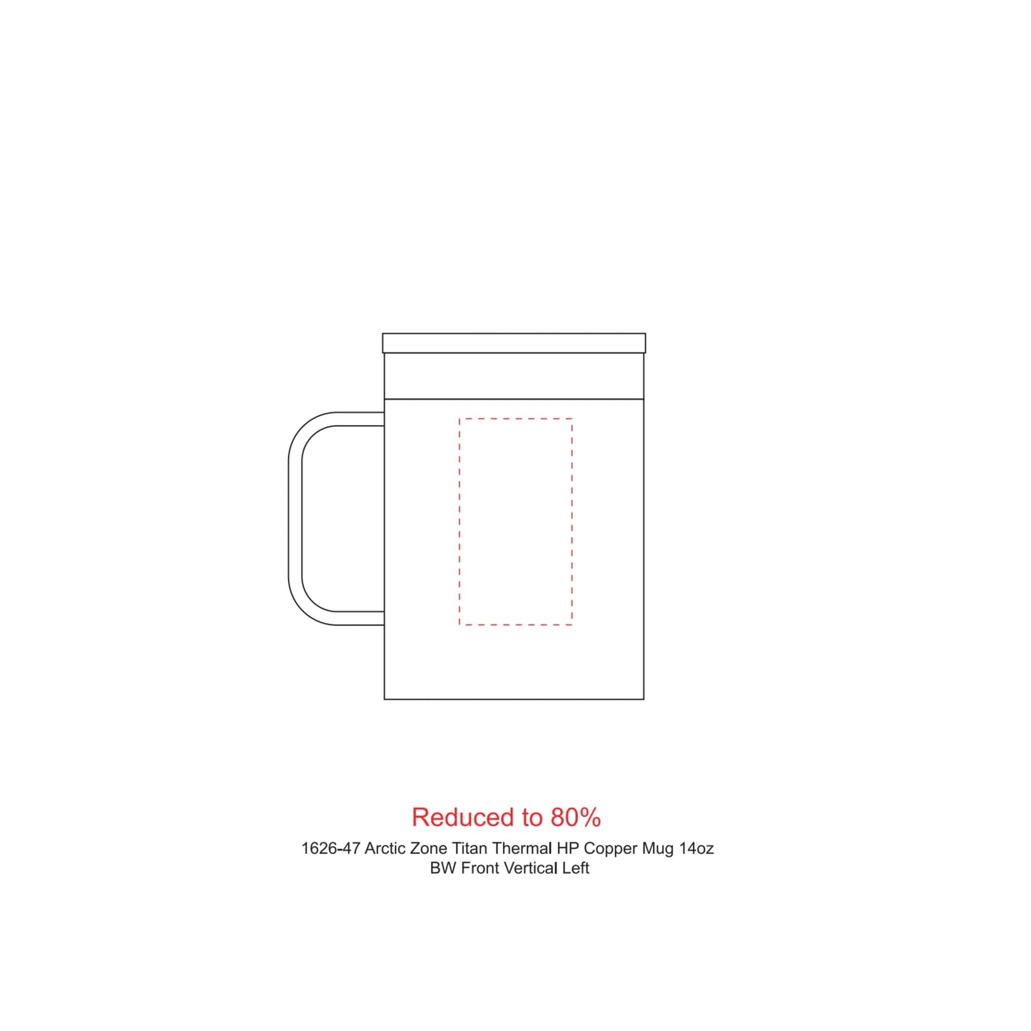 Arctic Zone® Titan Thermal HP® Mug 14oz - Etchified - Etchified - 1626-47NY