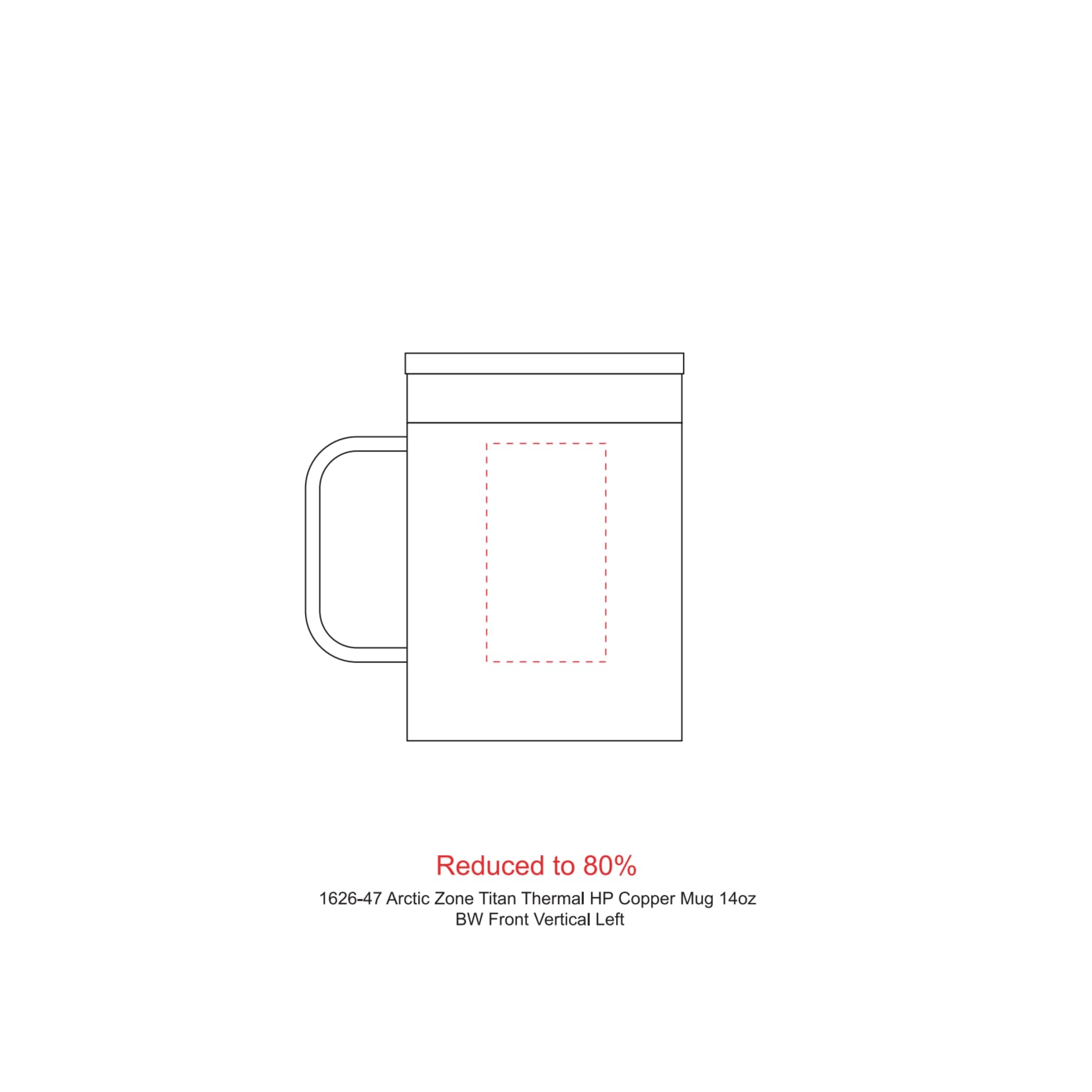 Arctic Zone® Titan Thermal HP® Mug 14oz - Etchified - Etchified - 1626-47NY