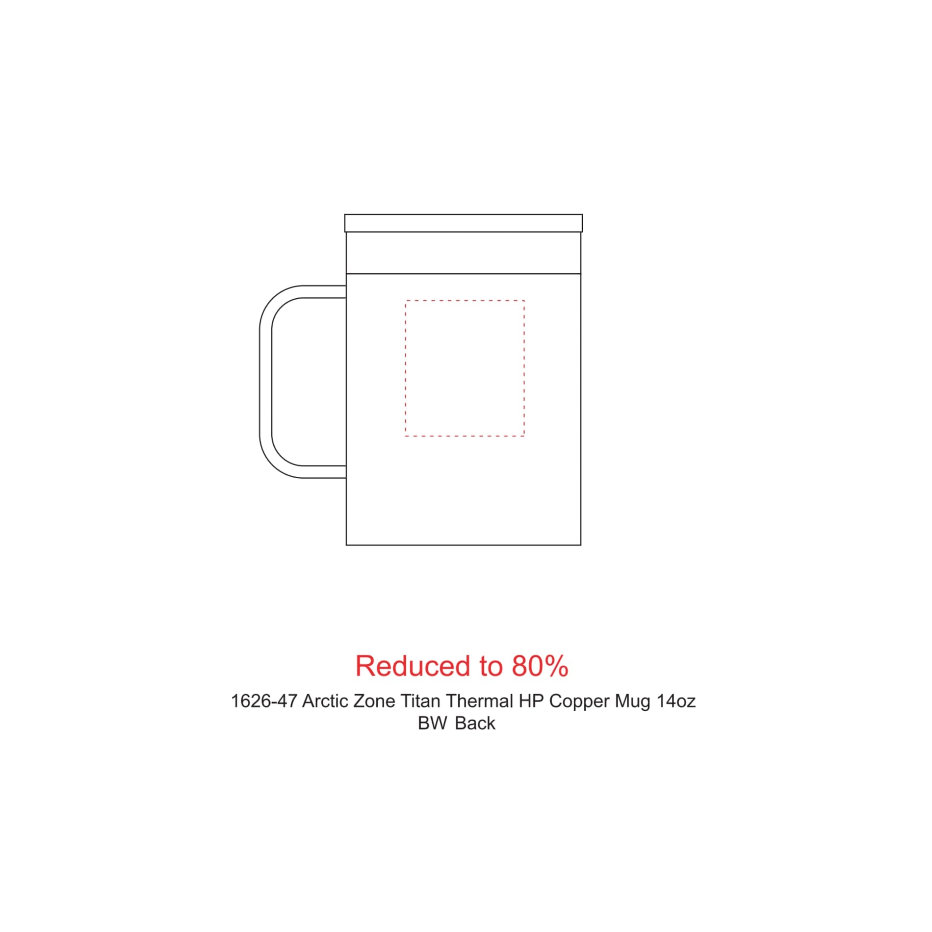 Arctic Zone® Titan Thermal HP® Mug 14oz - Etchified - Etchified - 1626-47NY