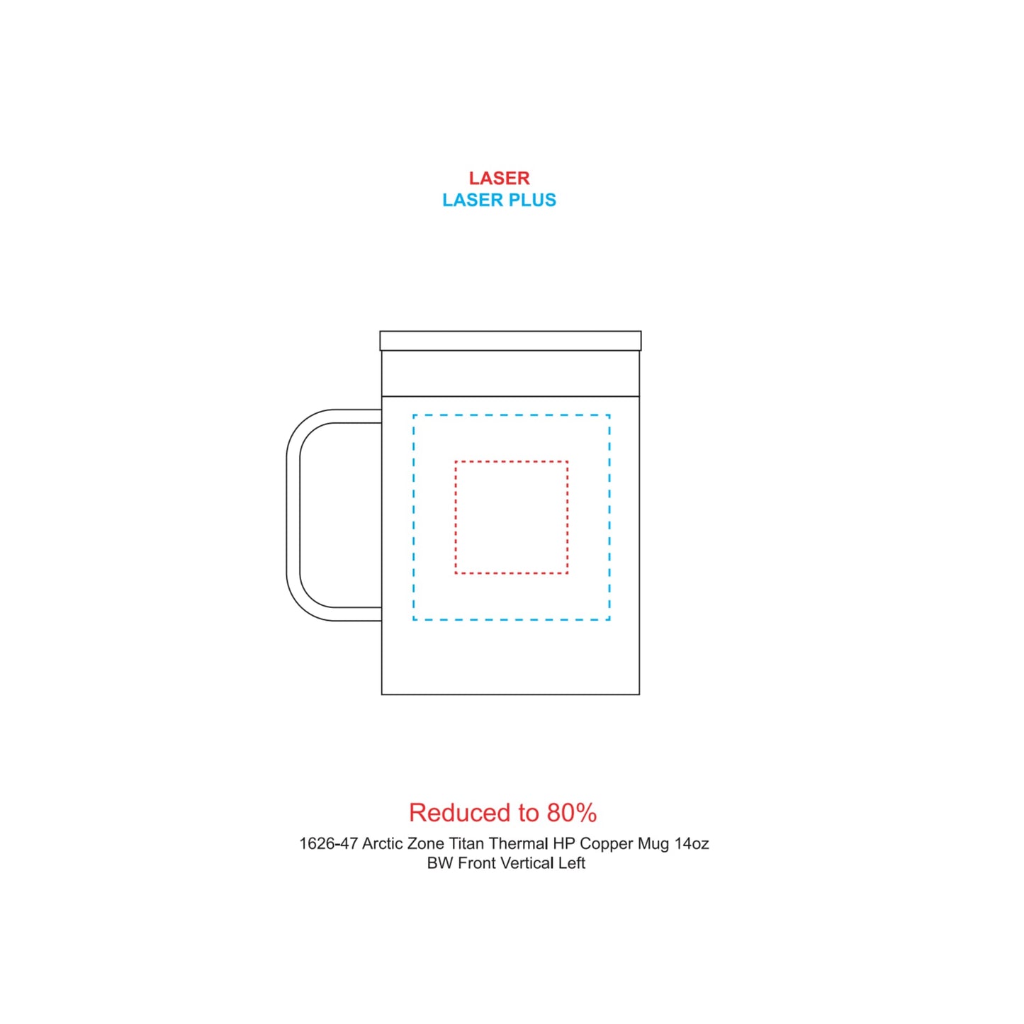 Arctic Zone® Titan Thermal HP® Mug 14oz - Etchified - Etchified - 1626-47NY