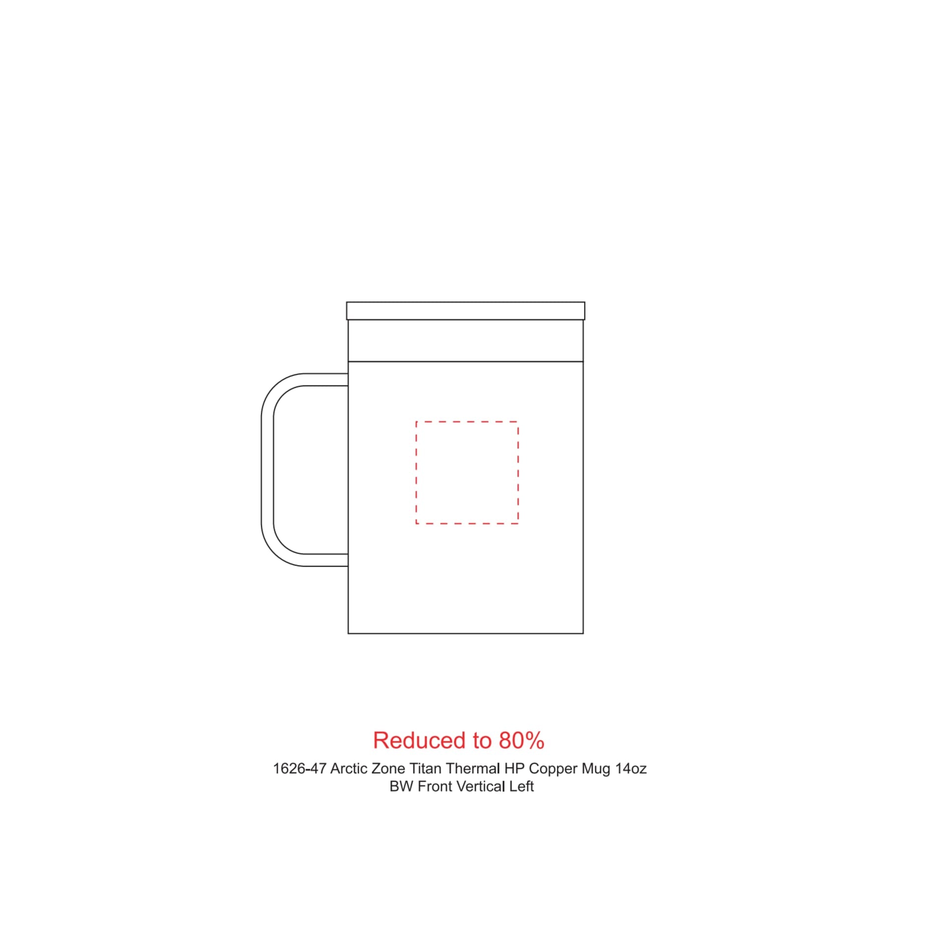 Arctic Zone® Titan Thermal HP® Mug 14oz - Etchified - Etchified - 1626-47NY