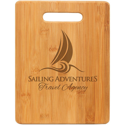Bamboo Rectangle Cutting Boards with Handles - Multiple Sizes - Etchified - GearOne - GFT173