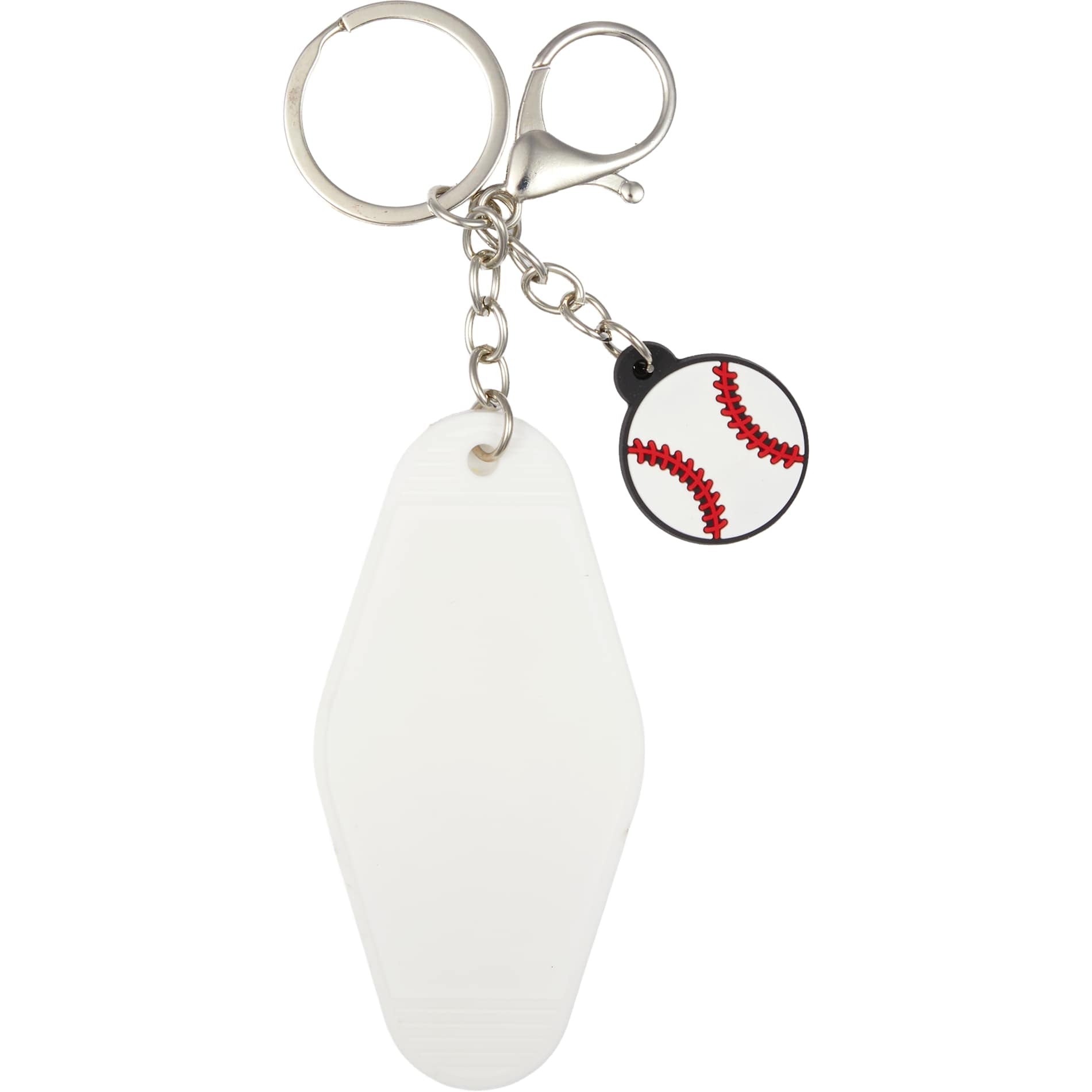 Baseball Motel Keychain - Etchified - Etchified - SM-2285WH