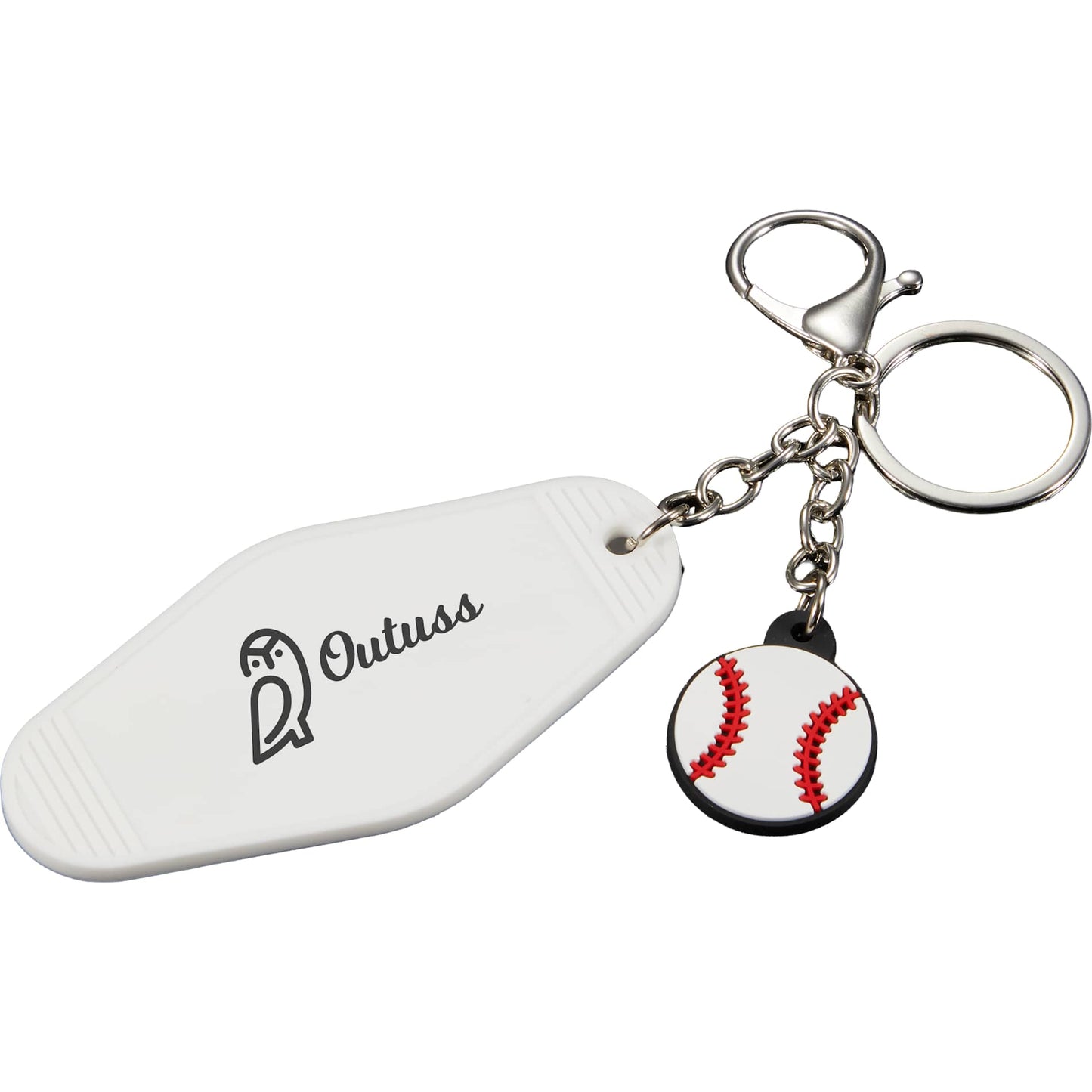 Baseball Motel Keychain - Etchified - Etchified - SM-2285WH