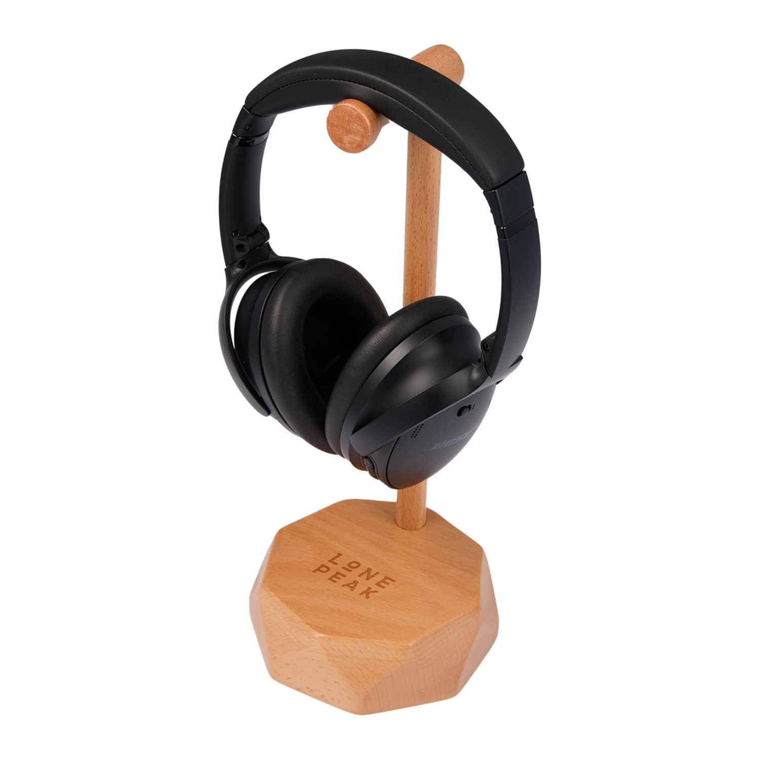 Beachwood Desk Tune FSC® - Certified Wood Headphone Stand - Etchified - GearOne - 7142-65WD