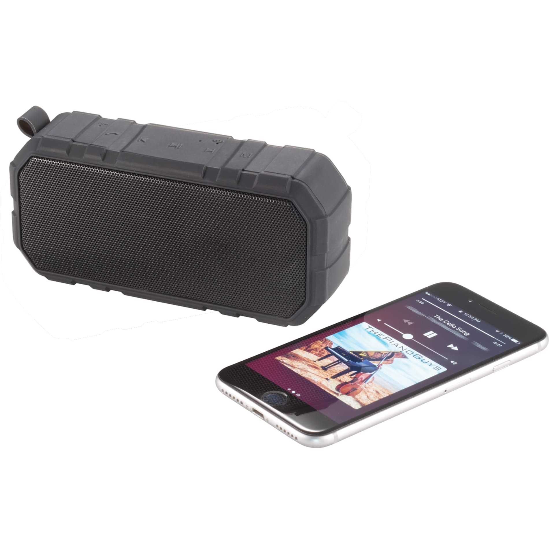 Brick Outdoor Waterproof Bluetooth Speaker - Etchified - Etchified - 7198-26BK