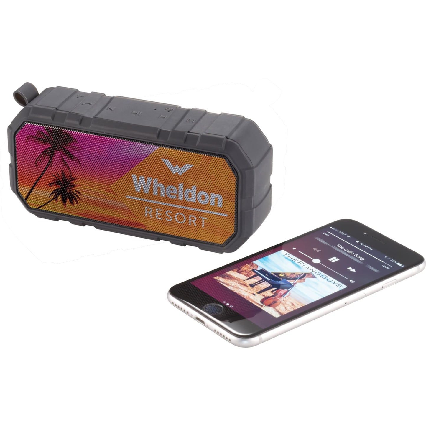 Brick Outdoor Waterproof Bluetooth Speaker - Etchified - Etchified - 7198-26BK