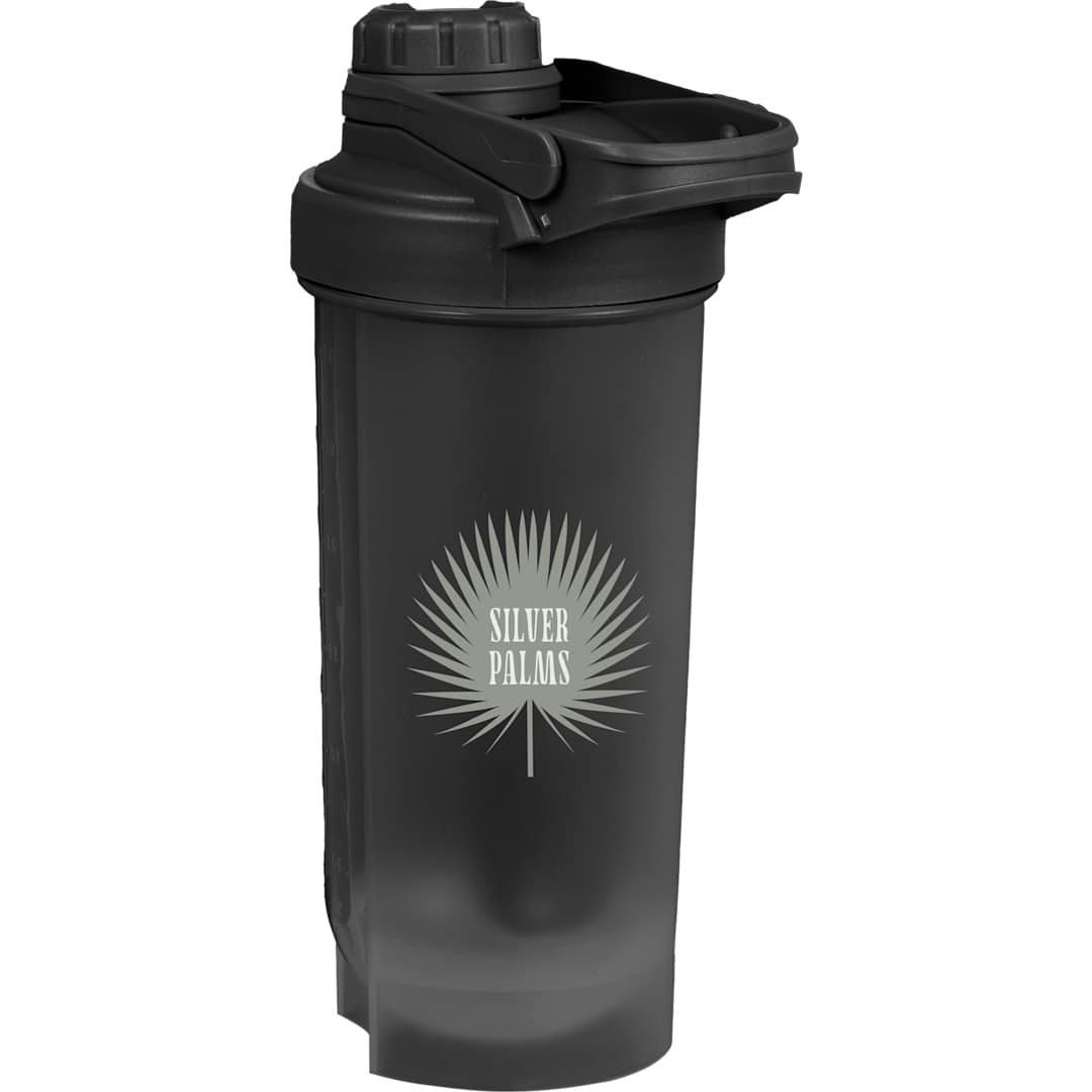 Buddy 24oz Recycled Protein Shaker Bottle - Etchified - GearOne - SM-6969BK
