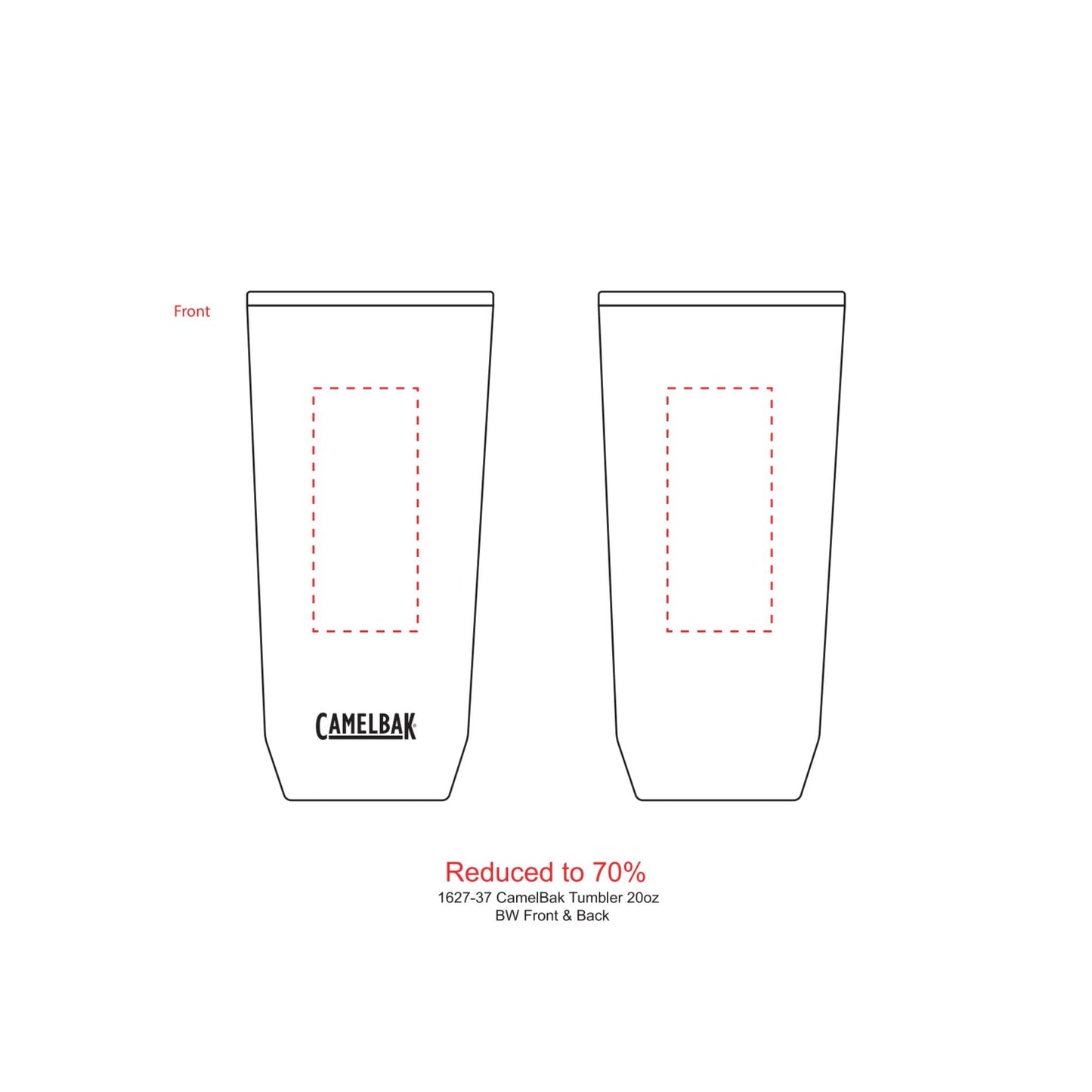 CamelBak Tumbler 20oz - Etchified - Etchified - 1627-37WH