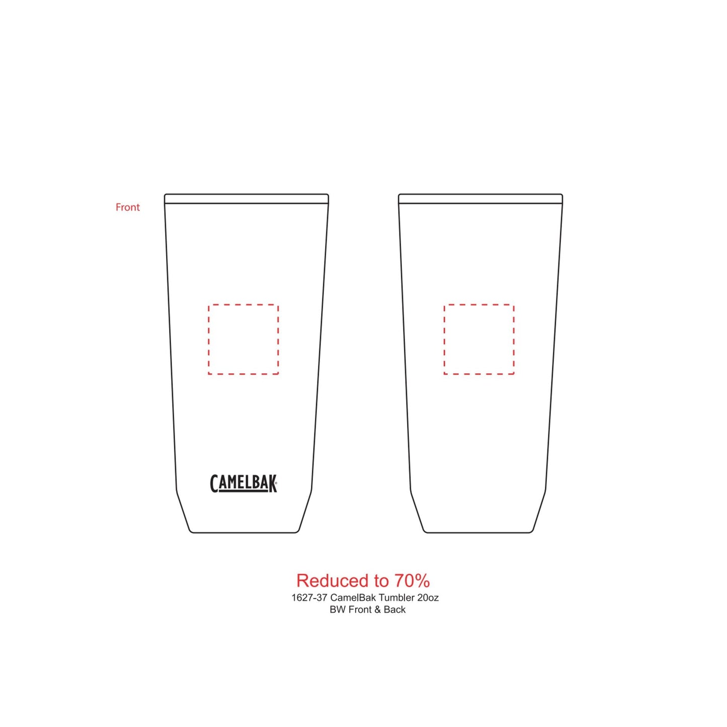 CamelBak Tumbler 20oz - Etchified - Etchified - 1627-37WH