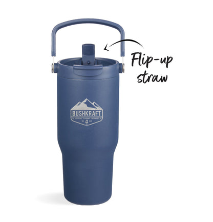 Carnival Recycled Sip Or Swig Tumbler 30oz - Etchified - GearOne - 1602 - 08BK