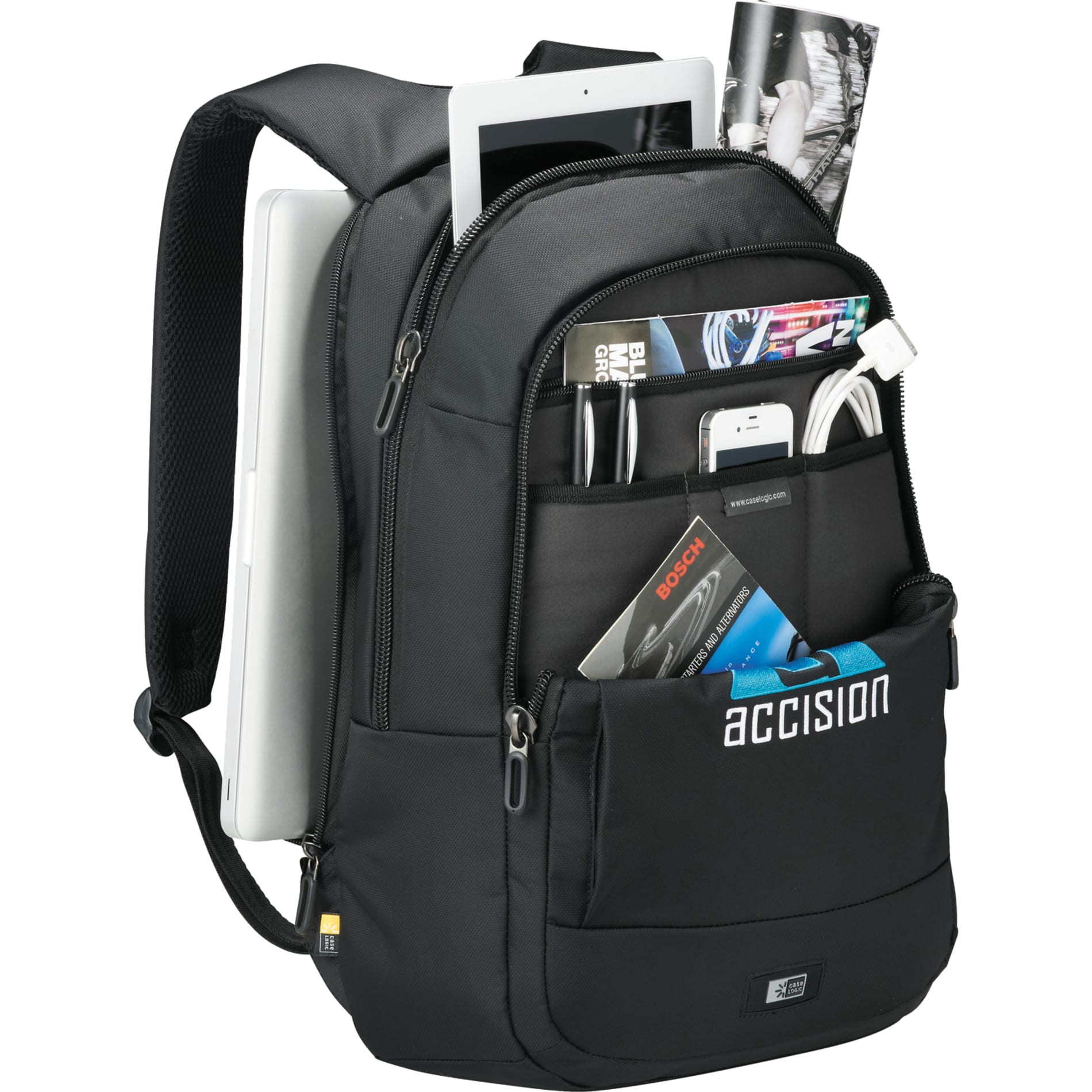 Case Logic 15" Computer and Tablet Backpack - Etchified - Etchified - 8150-56BK