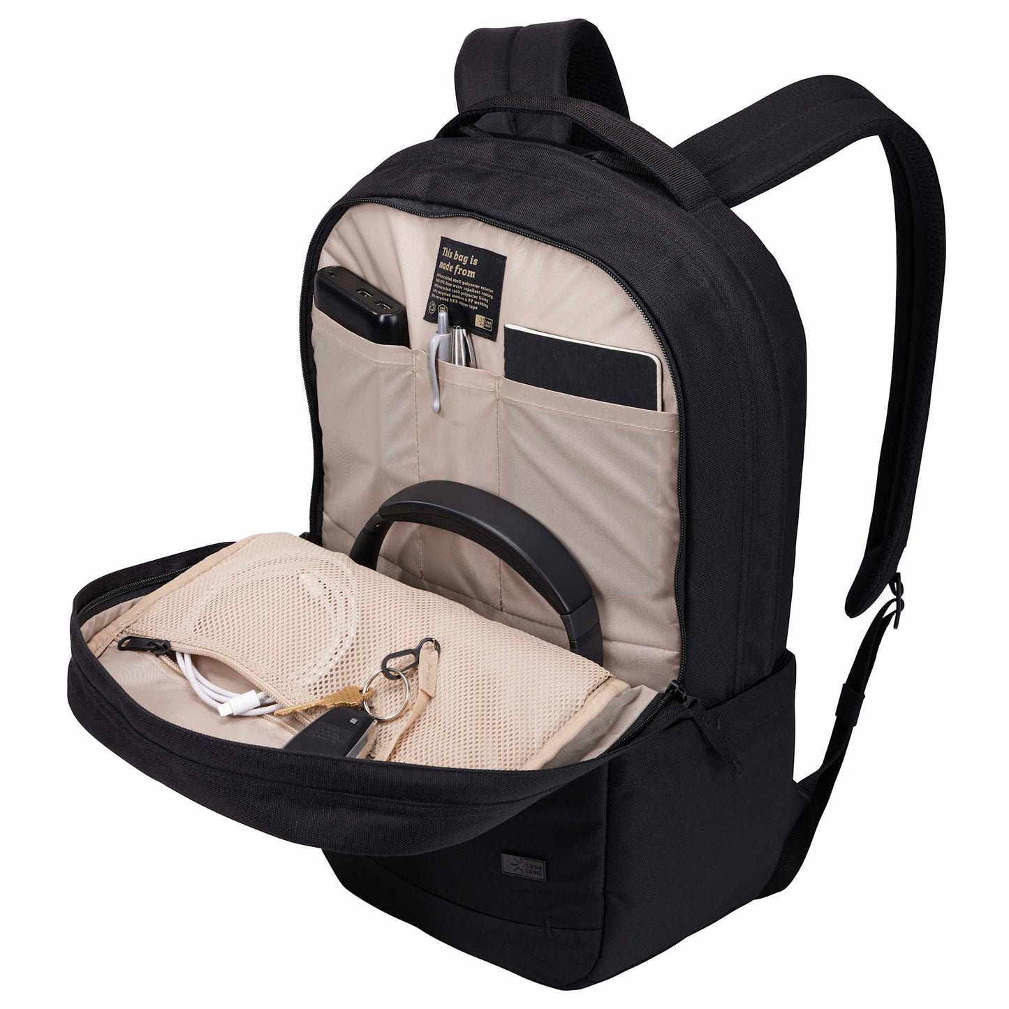 Case Logic Invigo Recycled 16” Laptop Backpack - Etchified - Etchified - 8151-62BK