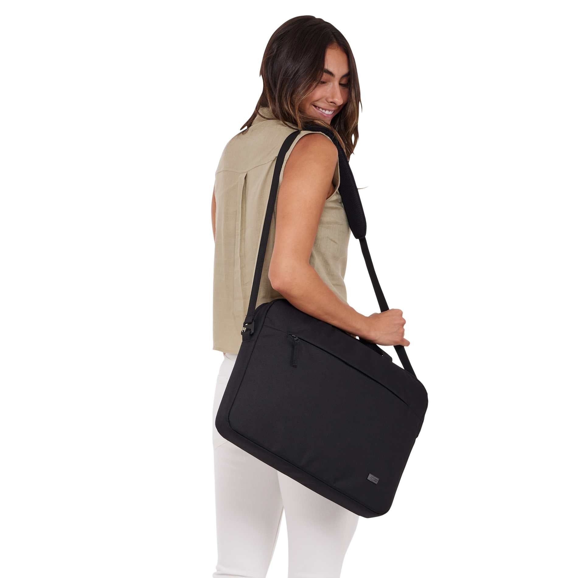 Case Logic Invigo Recycled 16” Messenger Bag - Etchified - Etchified - 8151-61BK
